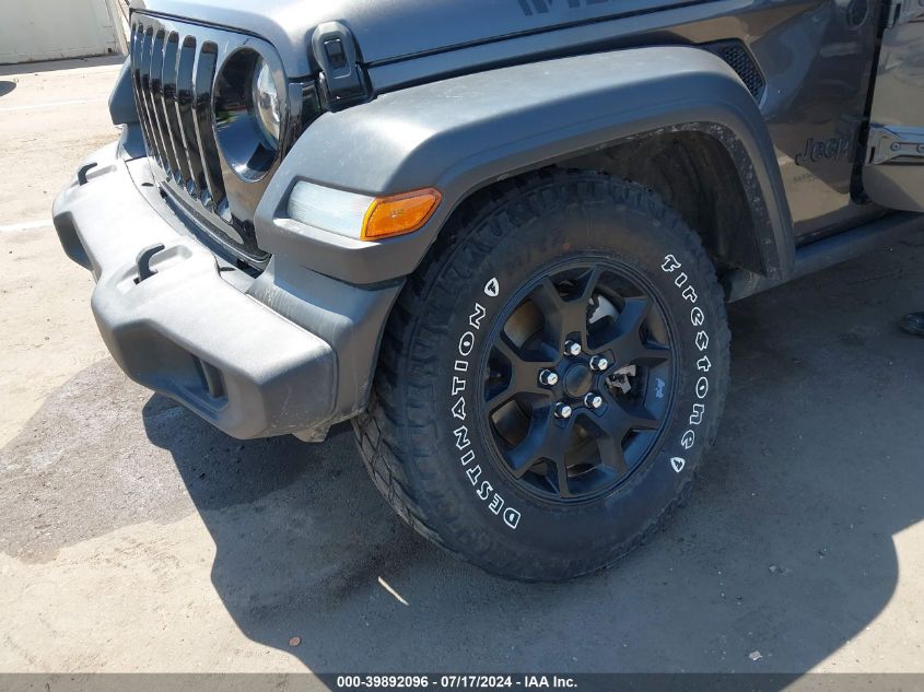 2020 Jeep Wrangler Unlimited Willys 4X4 VIN: 1C4HJXDN5LW208259 Lot: 39892096