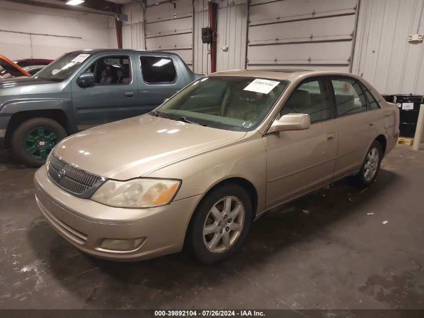 2002 Toyota Avalon Xls VIN: 4T1BF28B82U236590 Lot: 39892104