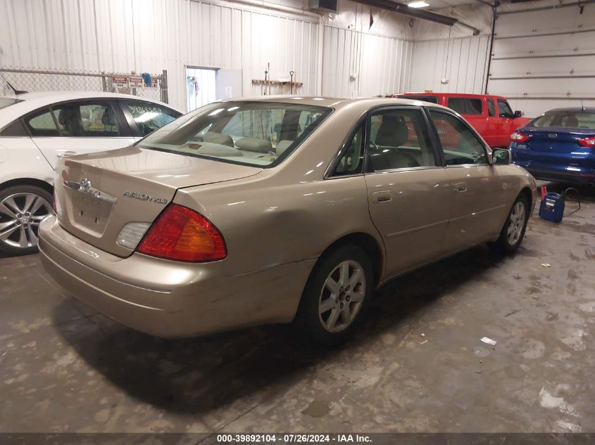 2002 Toyota Avalon Xls VIN: 4T1BF28B82U236590 Lot: 39892104