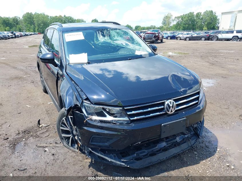 2021 VOLKSWAGEN TIGUAN 2.0T SE/2.0T SE R-LINE BLACK/2.0T SEL - 3VV2B7AX9MM016600