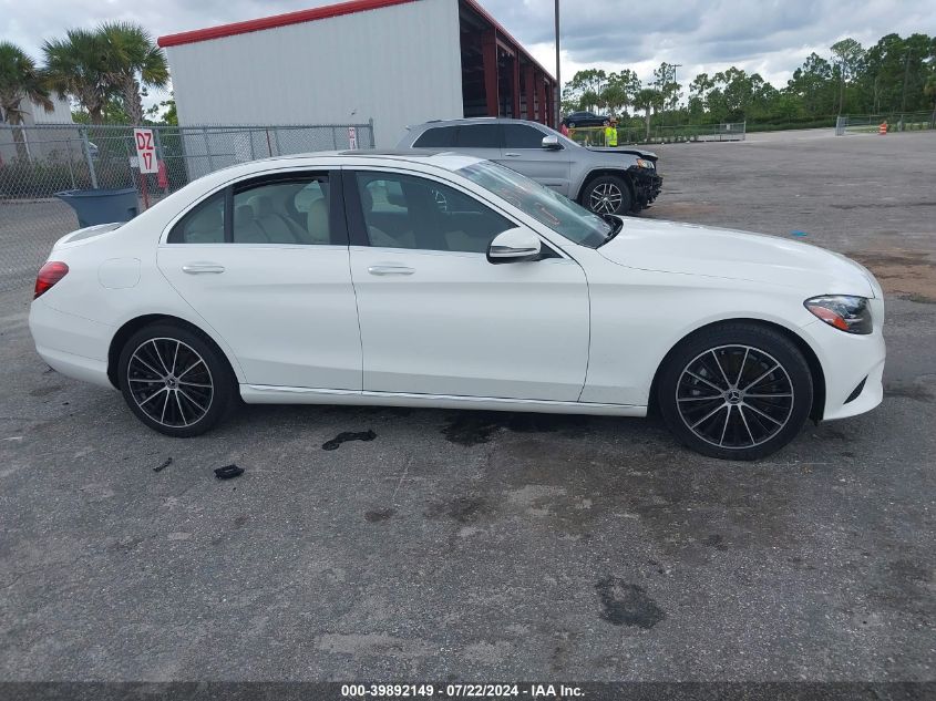 2021 Mercedes-Benz C 300 Sedan VIN: W1KWF8DBXMR622986 Lot: 39892149