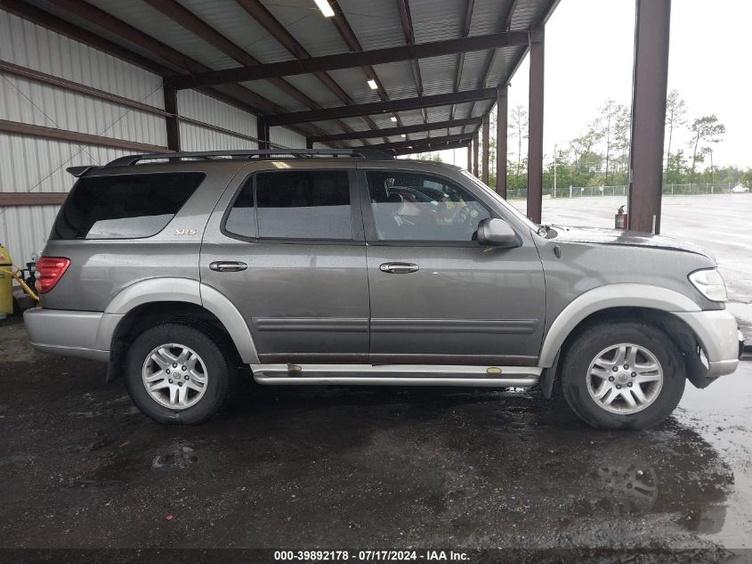 2003 Toyota Sequoia Sr5 VIN: 5TDZT34A23S155119 Lot: 39892178