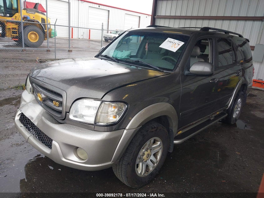 2003 Toyota Sequoia Sr5 VIN: 5TDZT34A23S155119 Lot: 39892178