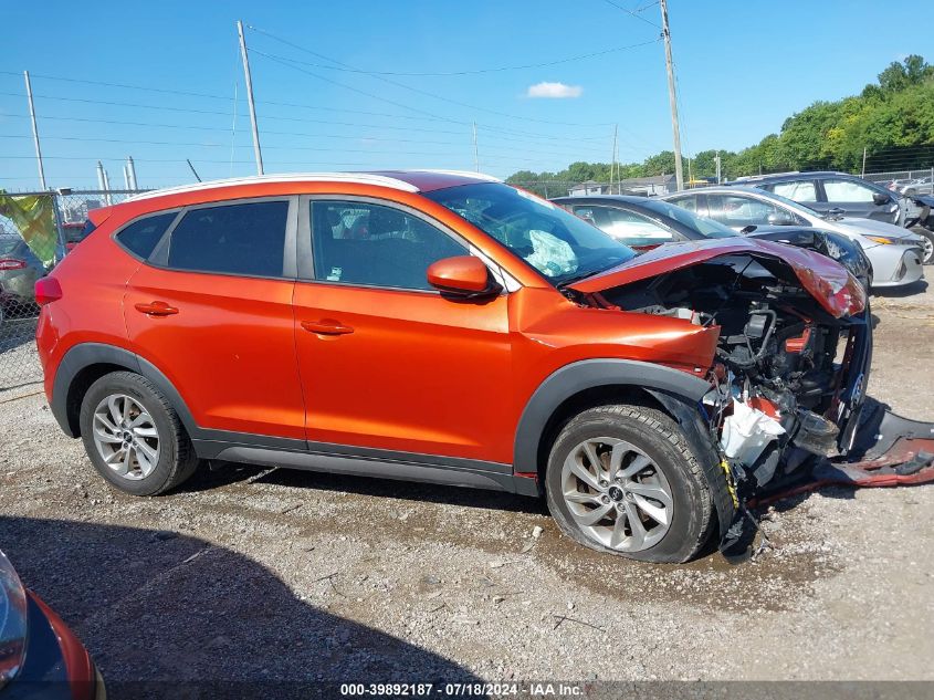 2016 Hyundai Tucson Se VIN: KM8J33A45GU207299 Lot: 39892187