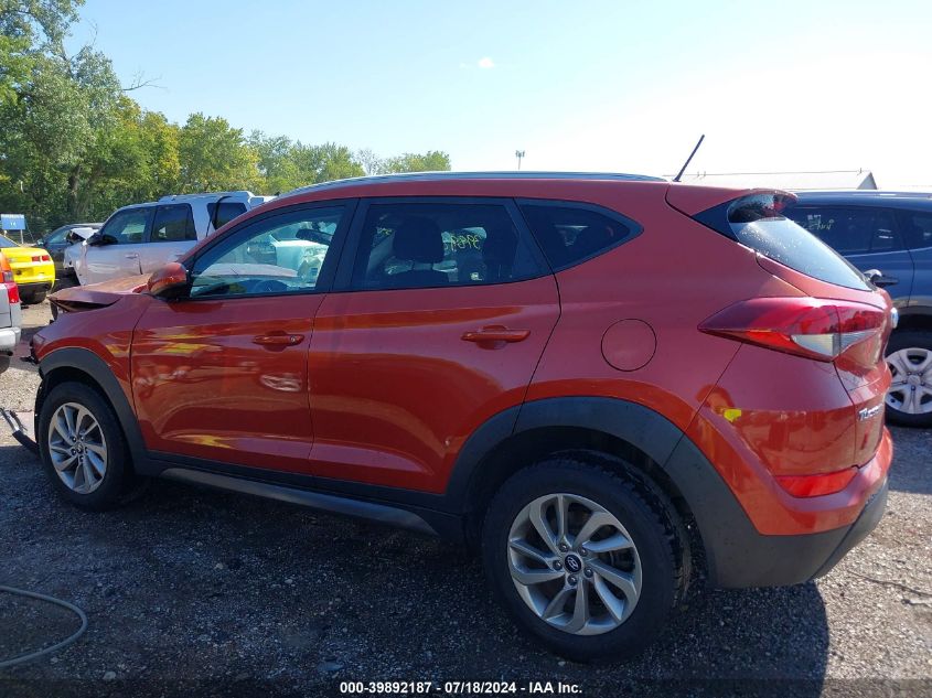 2016 Hyundai Tucson Se VIN: KM8J33A45GU207299 Lot: 39892187