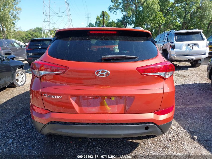 2016 Hyundai Tucson Se VIN: KM8J33A45GU207299 Lot: 39892187