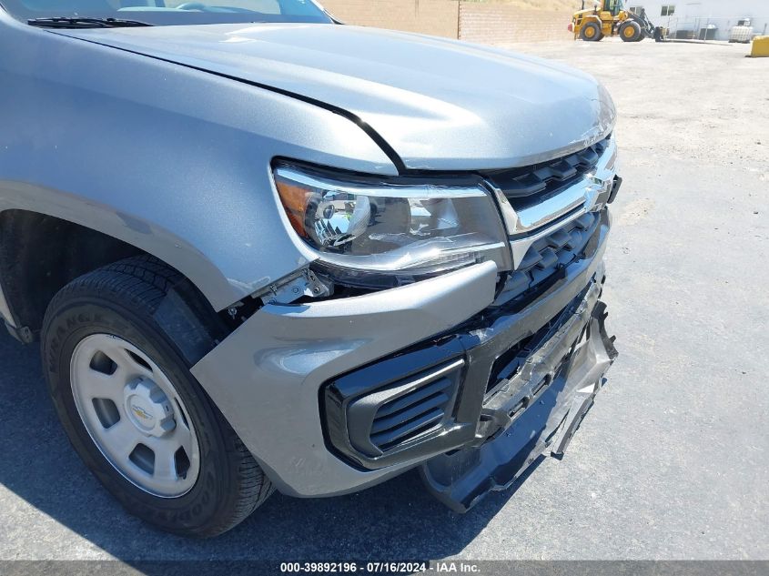 2022 Chevrolet Colorado 2Wd Short Box Wt VIN: 1GCGSBEA0N1296774 Lot: 39892196