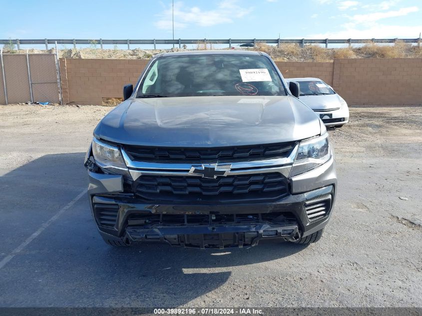 2022 Chevrolet Colorado 2Wd Short Box Wt VIN: 1GCGSBEA0N1296774 Lot: 39892196