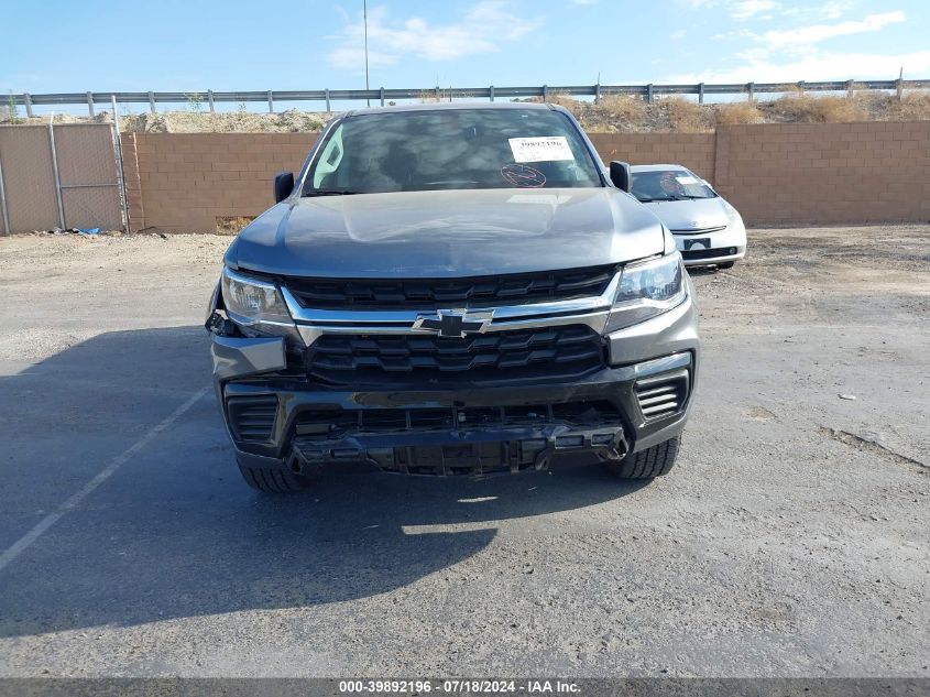 2022 Chevrolet Colorado 2Wd Short Box Wt VIN: 1GCGSBEA0N1296774 Lot: 39892196