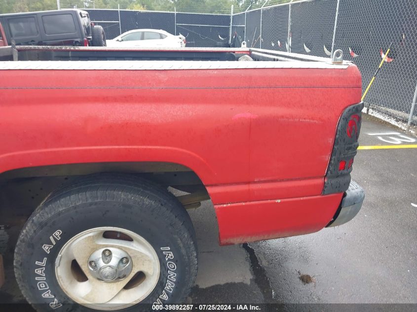 1999 Dodge Ram 1500 St VIN: 3B7HC13Y8XM599268 Lot: 39892257