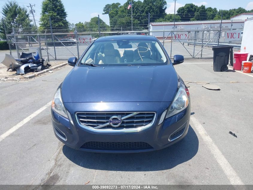 2013 Volvo S60 T5/T5 Platinum/T5 Premier/T5 Premier Plus VIN: YV1612FS5D2190569 Lot: 39892273