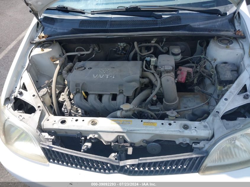 2001 Toyota Echo VIN: JTDBT123X10107197 Lot: 39892293