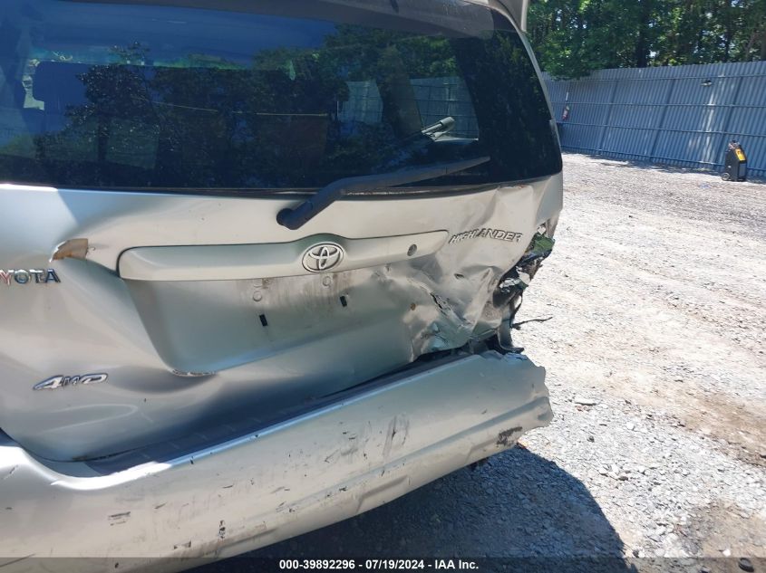 2007 Toyota Highlander VIN: JTEHD21A070046928 Lot: 39892296