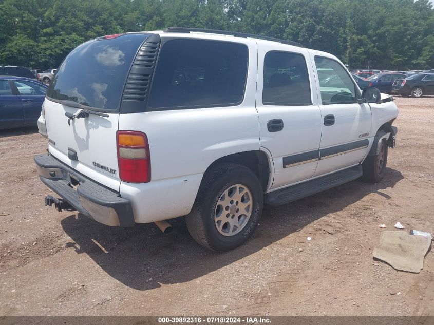 2003 Chevrolet Tahoe C1500 VIN: 1GNEC13Z73R302227 Lot: 39892316