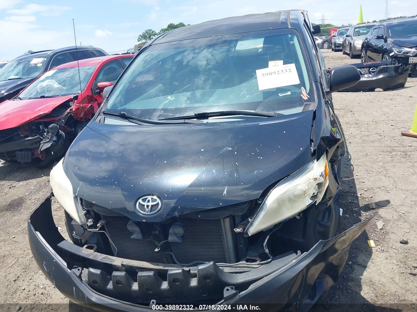 2012 Toyota Sienna Base V6 7 Passenger VIN: 5TDZK3DC5CS253274 Lot: 39892332