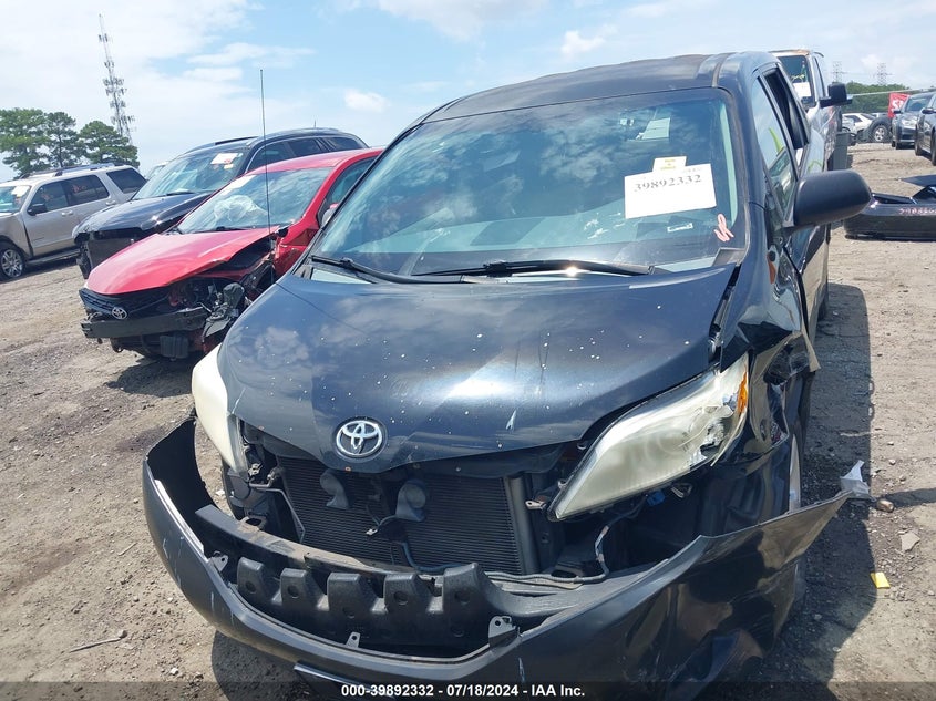 2012 Toyota Sienna Base V6 7 Passenger VIN: 5TDZK3DC5CS253274 Lot: 39892332