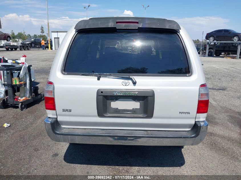 1996 Toyota 4Runner Sr5 VIN: JT3HN86RXT0051569 Lot: 39892342