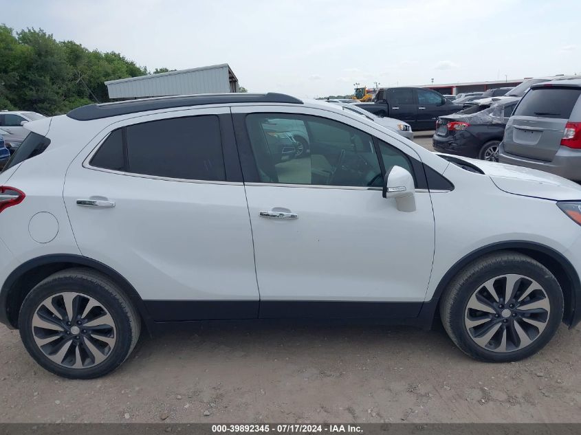 2019 Buick Encore Fwd Essence VIN: KL4CJCSM8KB941077 Lot: 39892345