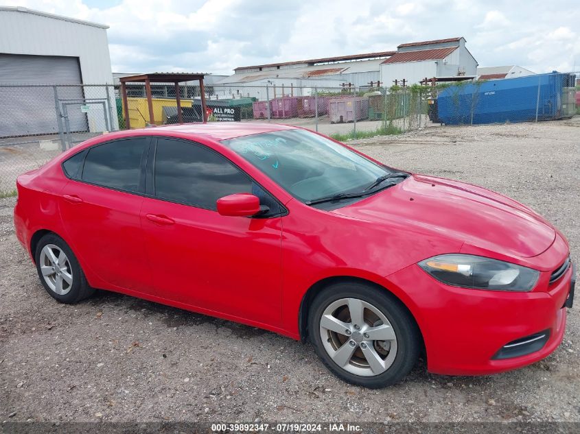 2016 Dodge Dart Sxt VIN: 1C3CDFBB7GD750196 Lot: 39892347