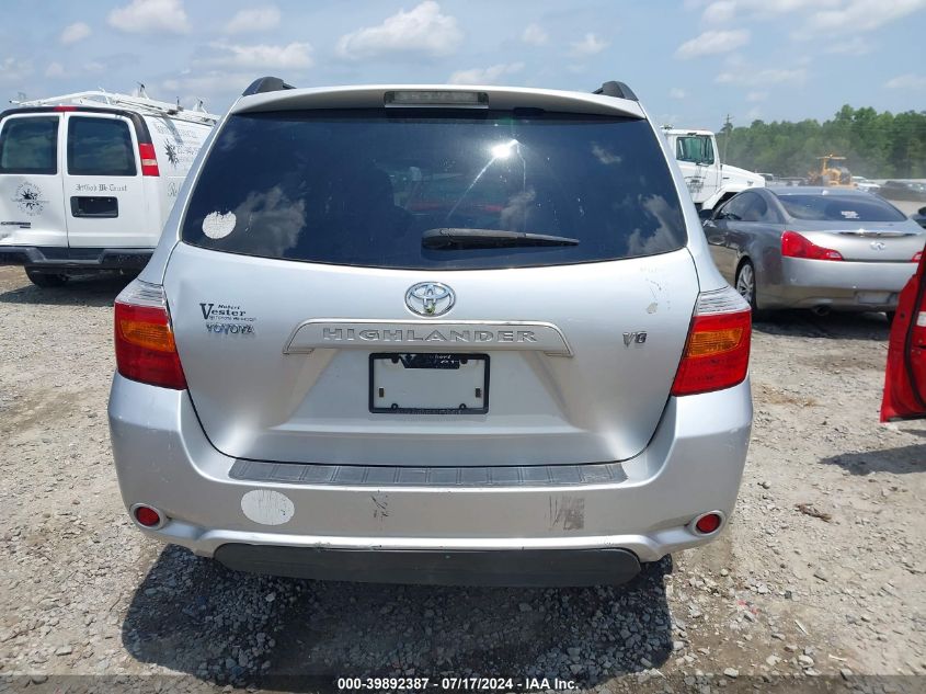 2008 Toyota Highlander VIN: JTEDS41A682022655 Lot: 39892387