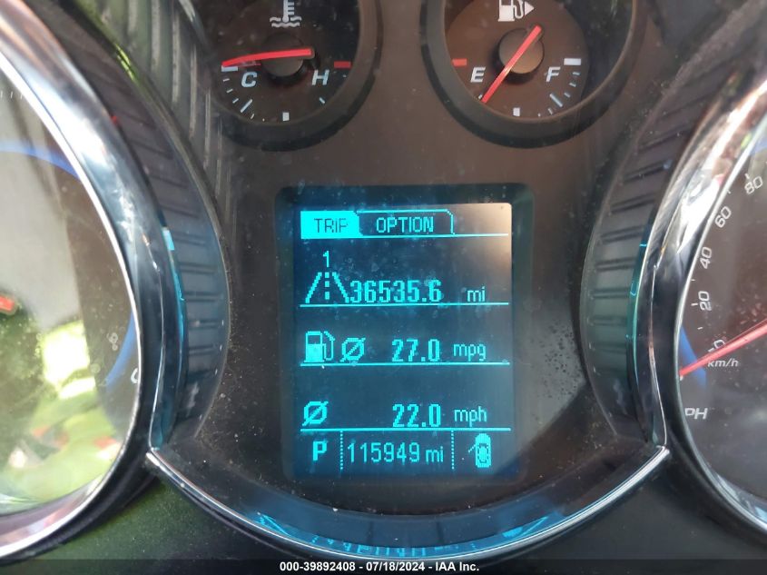 2015 Chevrolet Cruze Ltz VIN: 1G1PG5SB8F7276974 Lot: 39892408