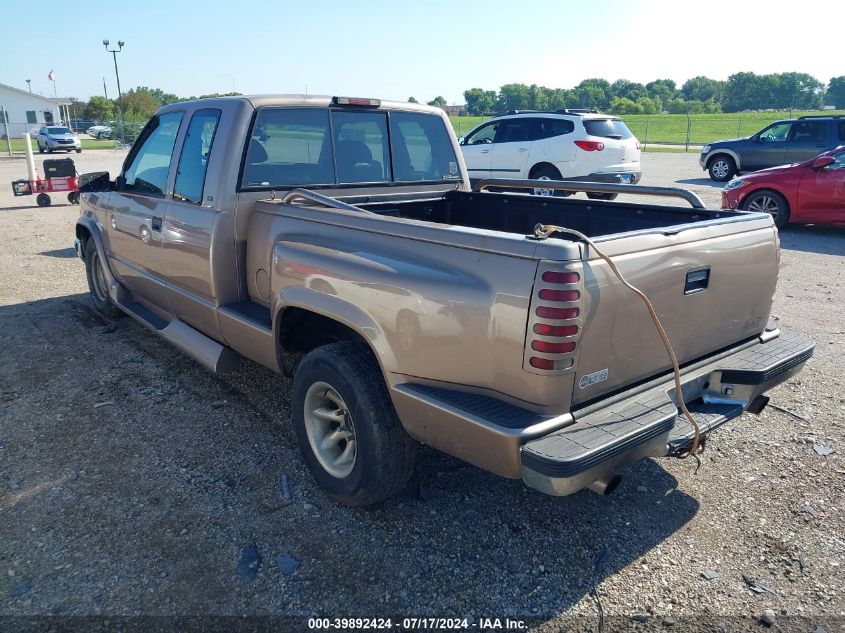 1997 GMC Sierra 1500 Sl Wideside VIN: 2GTEC19R1V1530123 Lot: 39892424