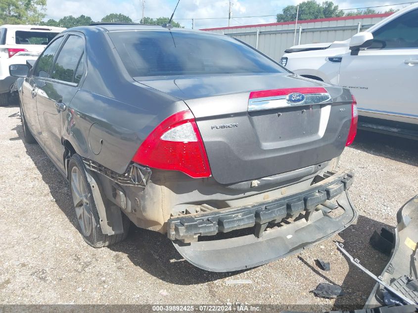 2011 Ford Fusion Sel VIN: 3FAHP0JA2BR240858 Lot: 39892425