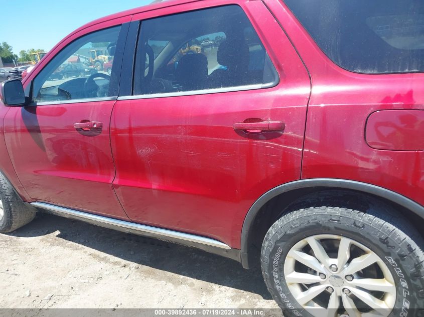 2014 Dodge Durango Sxt VIN: 1C4RDJAG5EC539670 Lot: 39892436