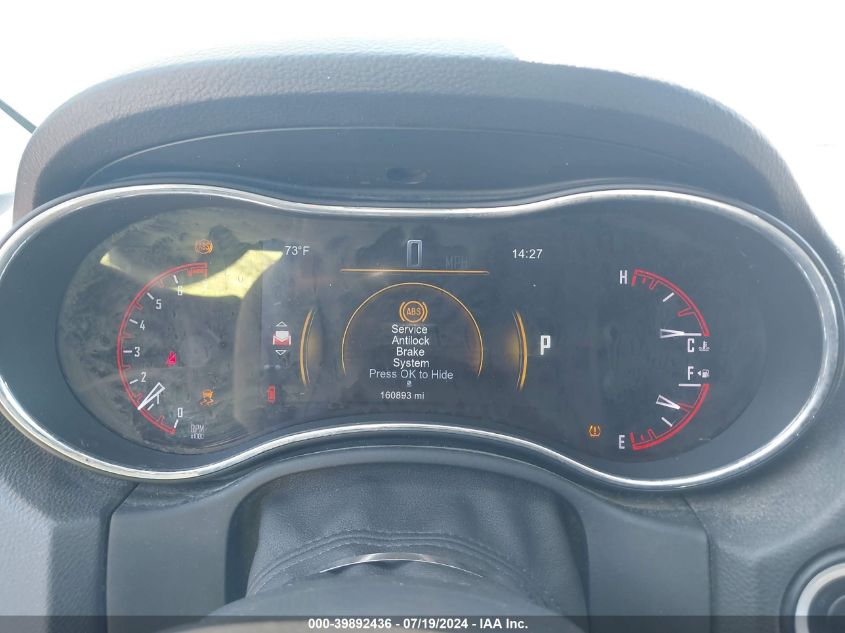 2014 Dodge Durango Sxt VIN: 1C4RDJAG5EC539670 Lot: 39892436