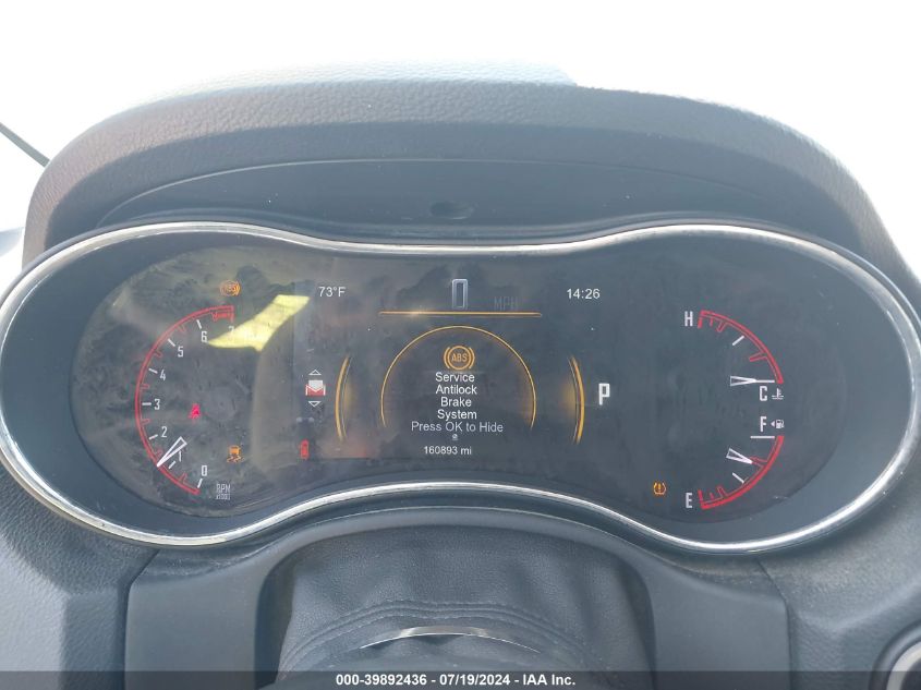 2014 Dodge Durango Sxt VIN: 1C4RDJAG5EC539670 Lot: 39892436