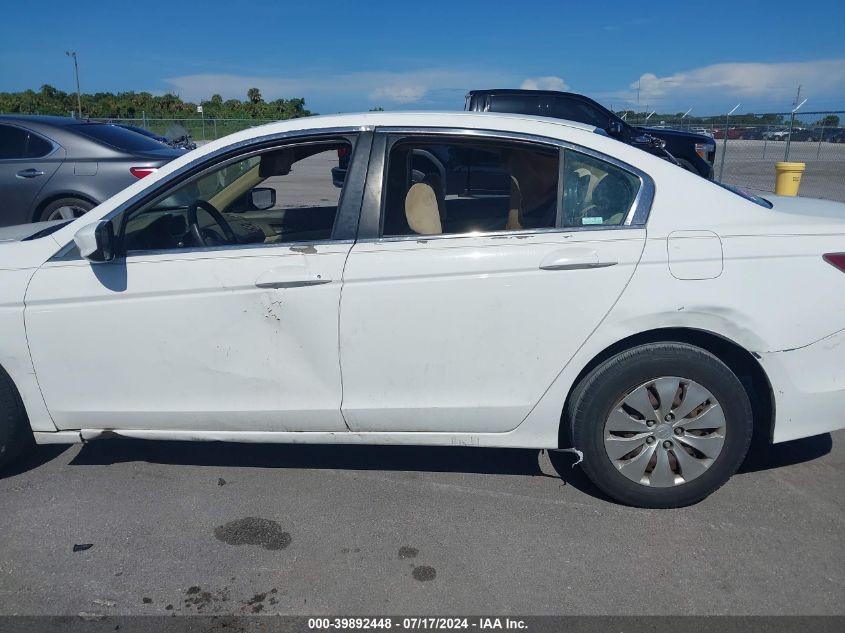 2009 Honda Accord 2.4 Lx VIN: 1HGCP26309A155274 Lot: 39892448