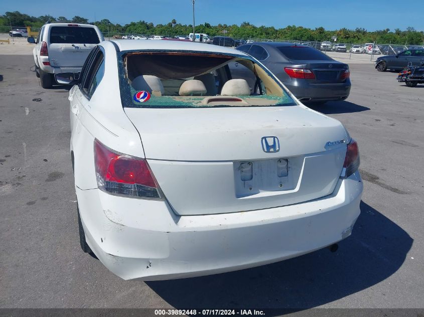 2009 Honda Accord 2.4 Lx VIN: 1HGCP26309A155274 Lot: 39892448