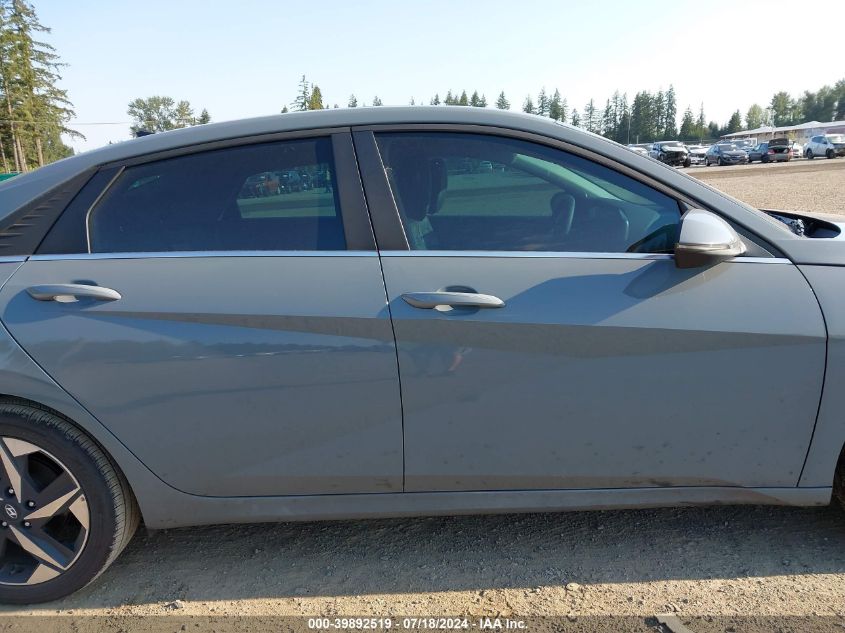 2022 Hyundai Elantra Hybrid Limited VIN: KMHLN4AJ0NU032374 Lot: 39892519