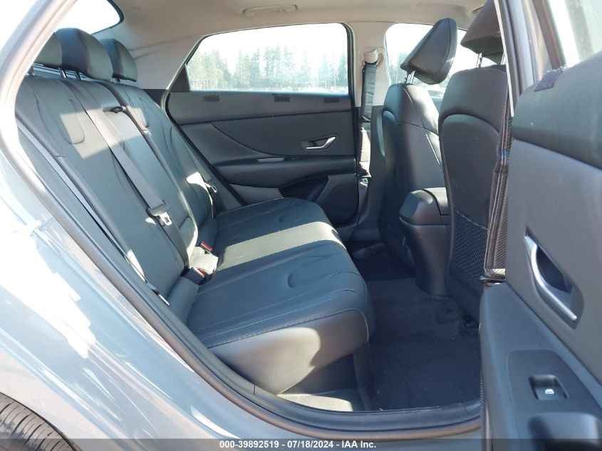 2022 Hyundai Elantra Hybrid Limited VIN: KMHLN4AJ0NU032374 Lot: 39892519