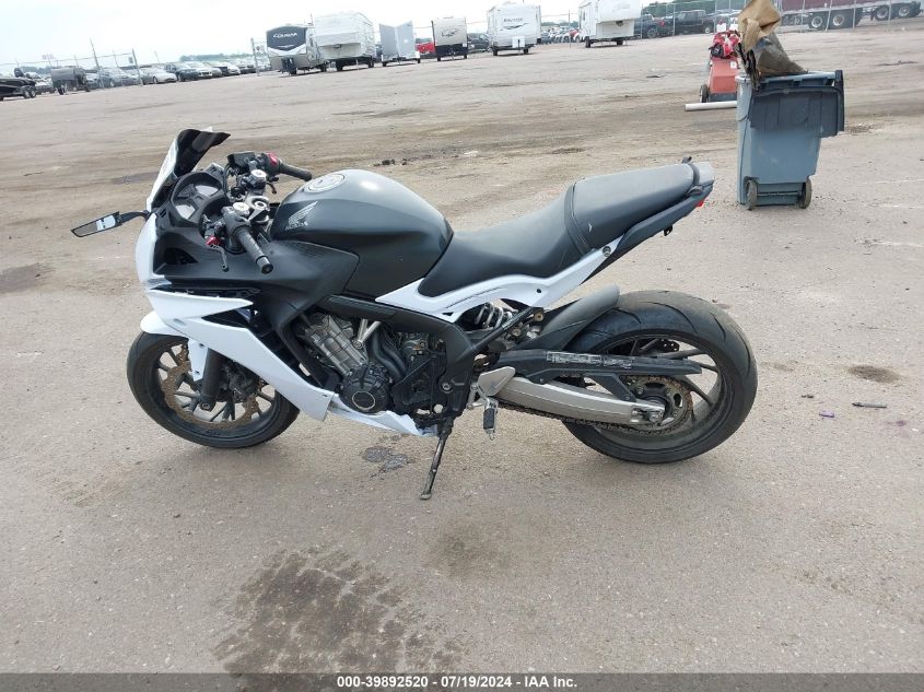 2014 Honda Cbr650 F VIN: MLHRC7402E5000123 Lot: 39892520