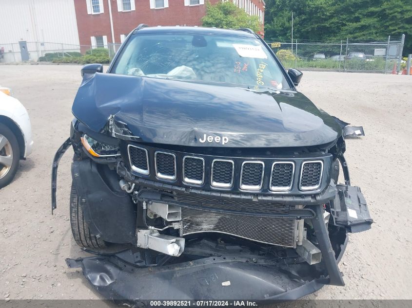 2017 Jeep New Compass Latitude Fwd VIN: 3C4NJCBB5HT629514 Lot: 39892521