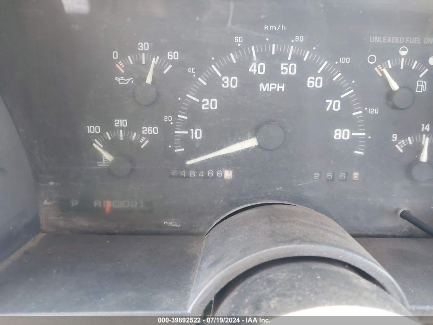 1992 Chevrolet Gmt-400 C2500 VIN: 1GBGC24K1NE181816 Lot: 39892522