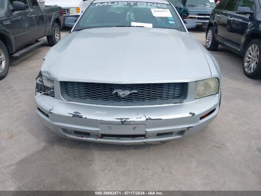 2006 Ford Mustang V6 VIN: 1ZVFT80N465127466 Lot: 39892571