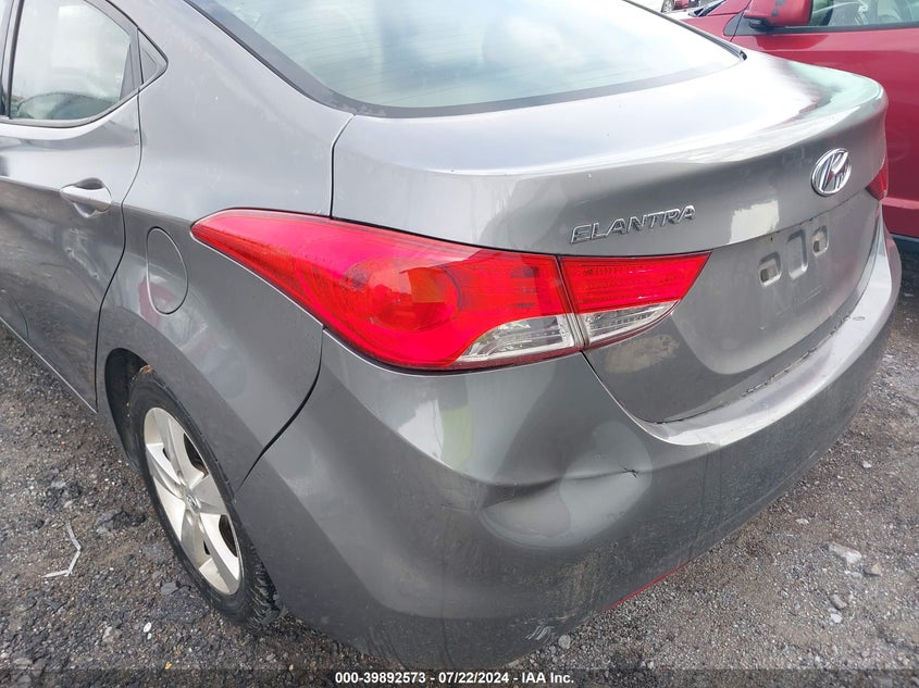 2012 Hyundai Elantra Gls VIN: 5NPDH4AE5CH140855 Lot: 39892573