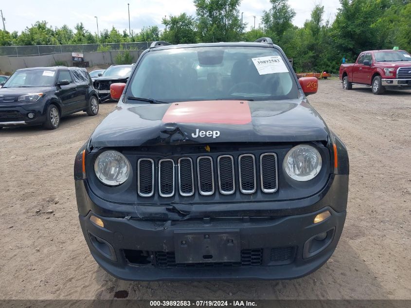 2017 Jeep Renegade Latitude 4X4 VIN: ZACCJBBB3HPF33308 Lot: 39892583
