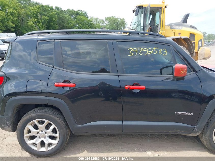 2017 Jeep Renegade Latitude 4X4 VIN: ZACCJBBB3HPF33308 Lot: 39892583
