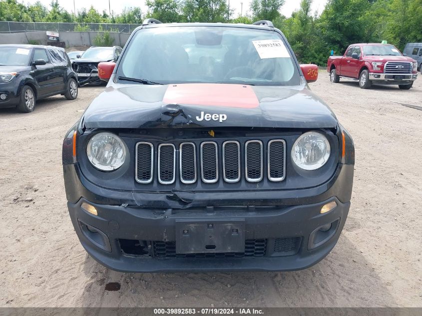 2017 Jeep Renegade Latitude 4X4 VIN: ZACCJBBB3HPF33308 Lot: 39892583