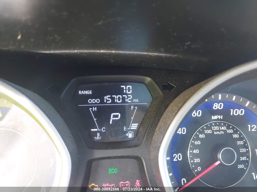 2012 Hyundai Elantra Gls (Ulsan Plant) VIN: KMHDH4AE3CU274121 Lot: 39892586