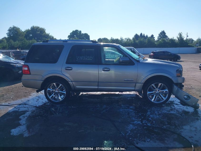 2008 Ford Expedition Limited VIN: 1FMFU20588LA14093 Lot: 39892594