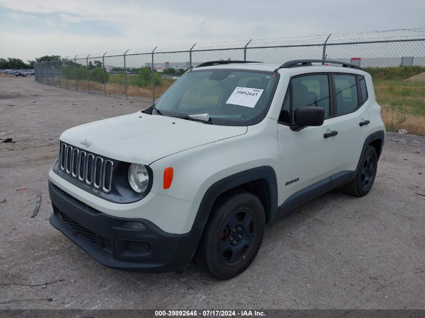 2017 Jeep Renegade Sport VIN: ZACCJAAH8HPE97647 Lot: 39892645