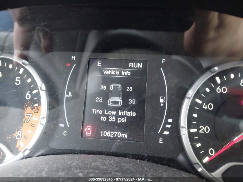 2017 Jeep Renegade Sport VIN: ZACCJAAH8HPE97647 Lot: 39892645