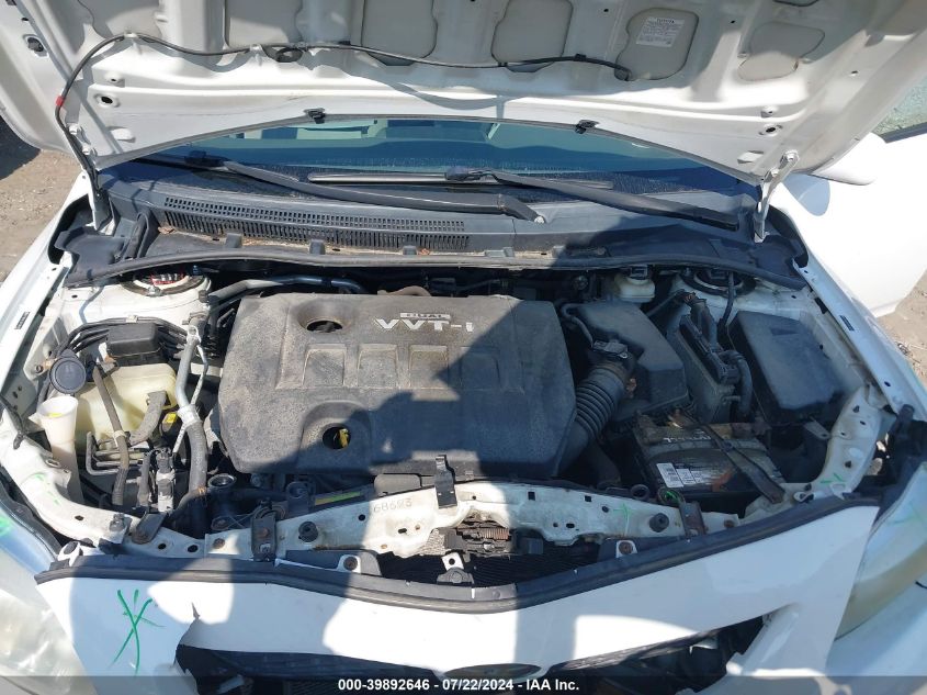 2010 Toyota Corolla Le VIN: 2T1BU4EE9AC298418 Lot: 39892646