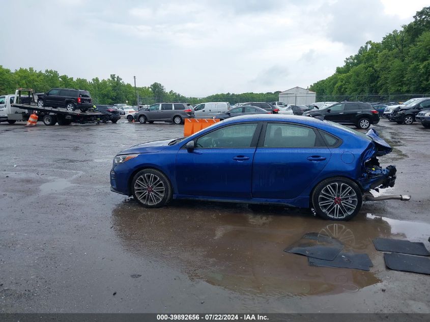 2021 Kia Forte Gt VIN: 3KPF44ACXM274222 Lot: 39892656