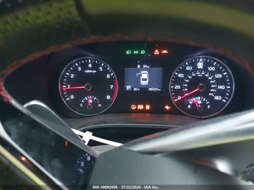 2021 Kia Forte Gt VIN: 3KPF44ACXM274222 Lot: 39892656