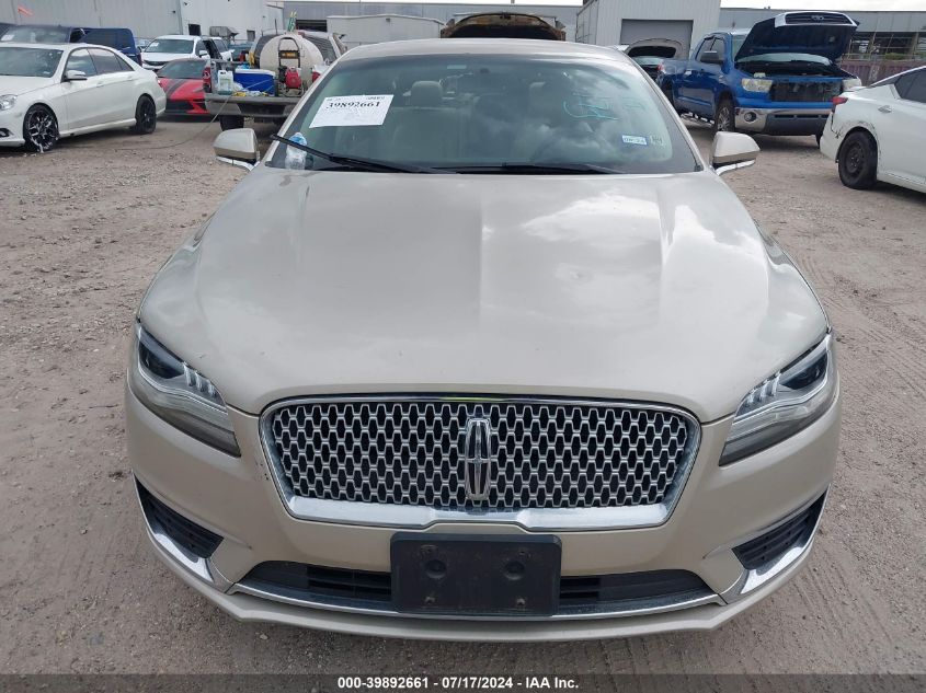 2017 Lincoln Mkz Hybrid Select VIN: 3LN6L5LU7HR654093 Lot: 39892661